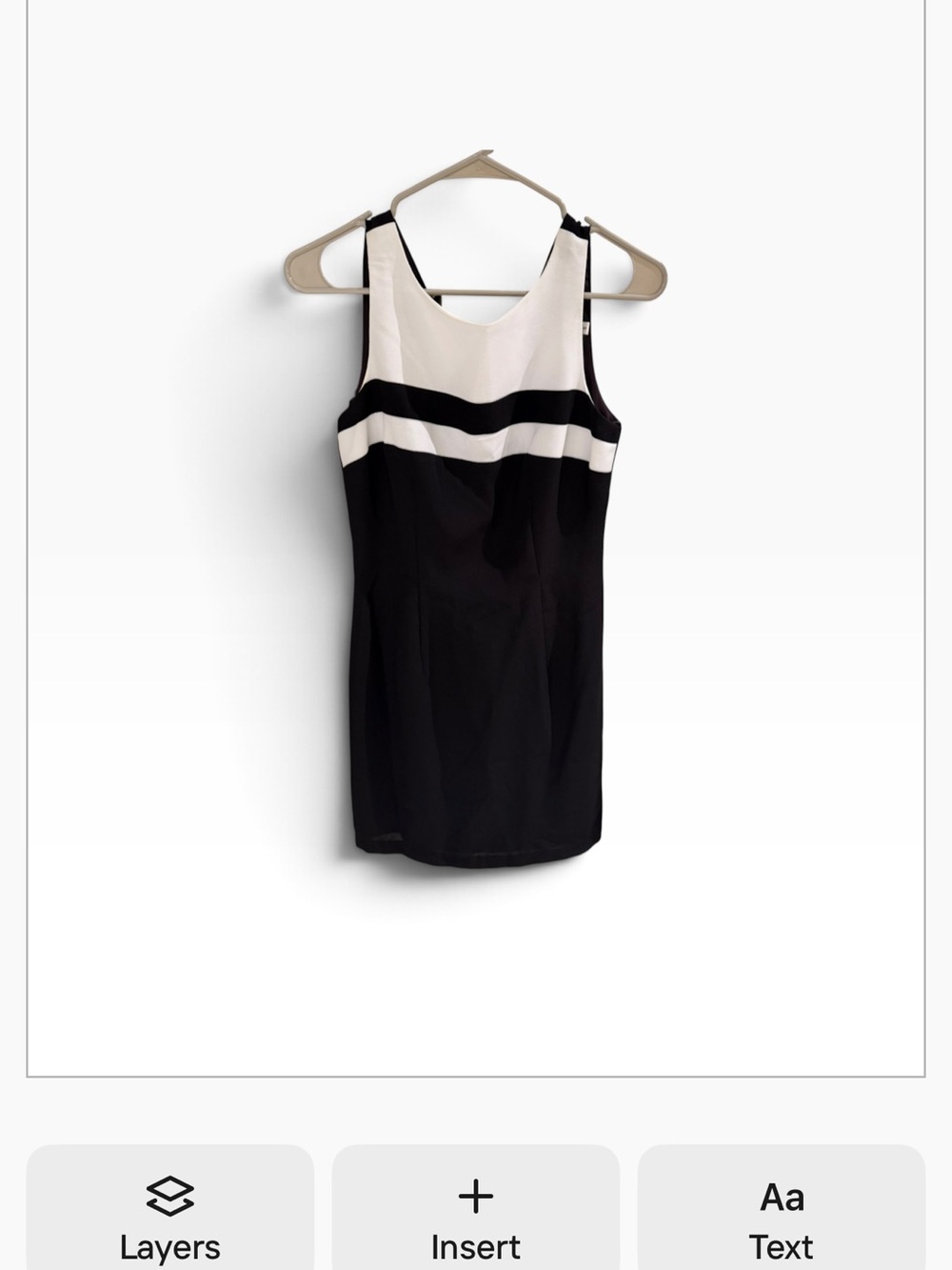 CDC Petites Colorblock Sheath Dress Black/White Sleeveless Petite 6 Lined